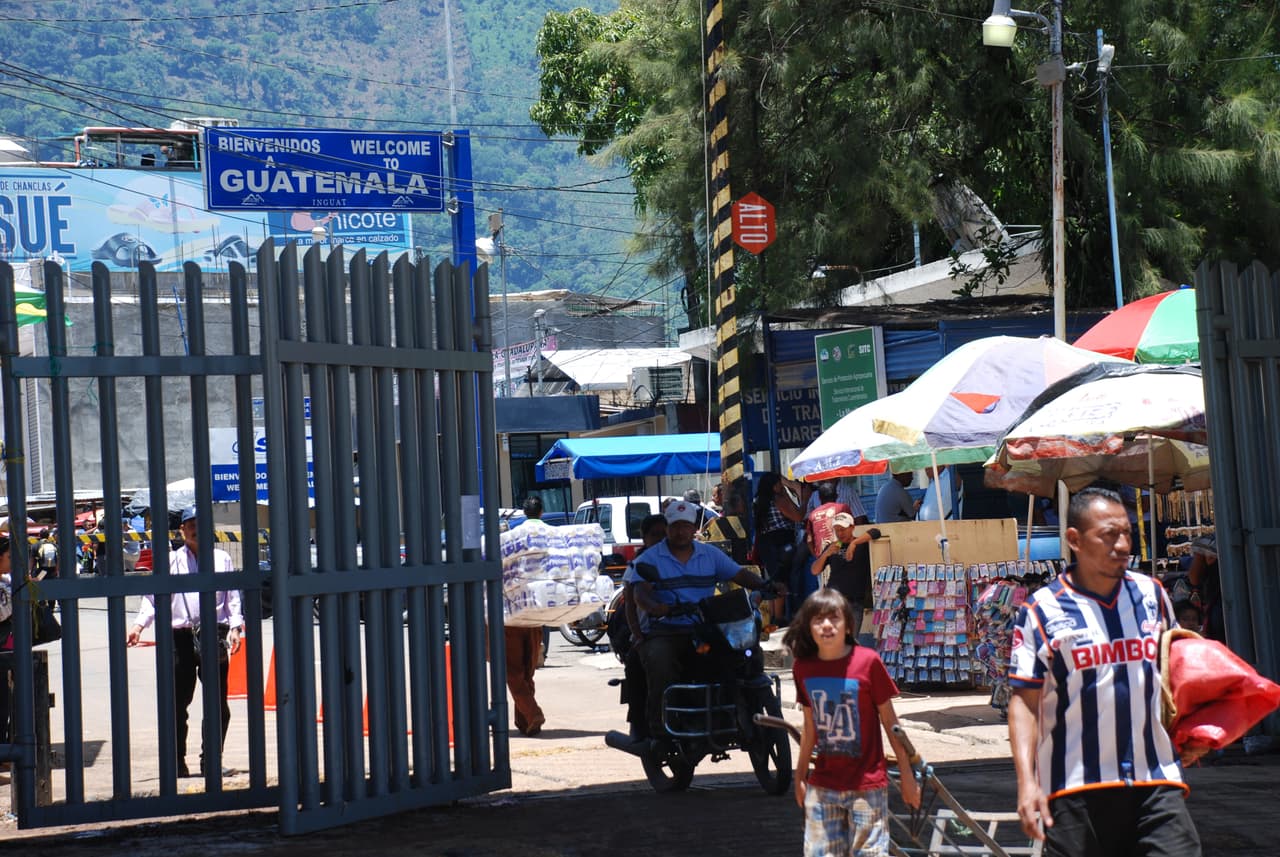 Frontera oficial entre México y Guatemala