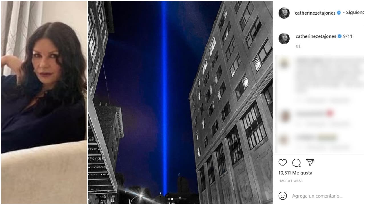 Con un par de imágenes la estrella de Hollywood,
<b>Catherine Zeta-Jones</b>, se unió a las muestras de cariño y respeto.