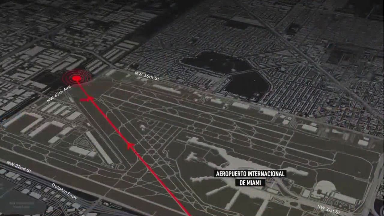 Gráfico muestra el lugar exacto donde ocurrió accidente del avión de carga de Amazon
