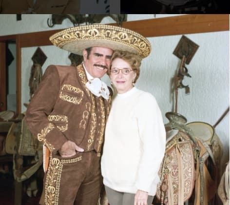 "Juntos hasta el final", escribió 'Chente' al pie de esta imagen.