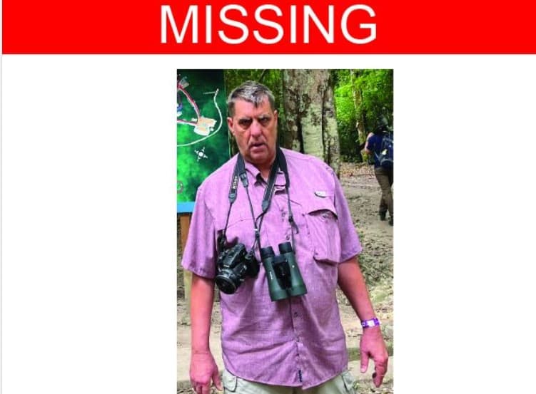 El caso del turista estadounidense que desapareció tras fotografiar un cocodrilo en una zona arqueológica de Guatemala