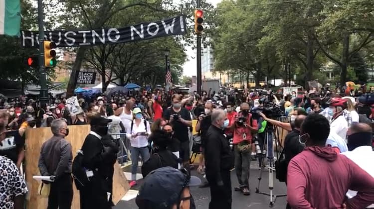 El 9 de septiembre podría ser el último día para tres campamentos de personas sin hogar repartidos por Filadelfia.
<br>
<br>