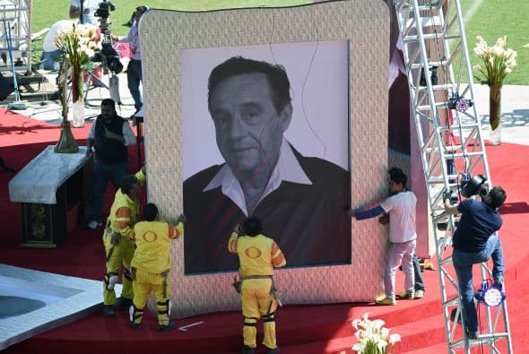 Desde muy temprano comenzaron los preparativos.