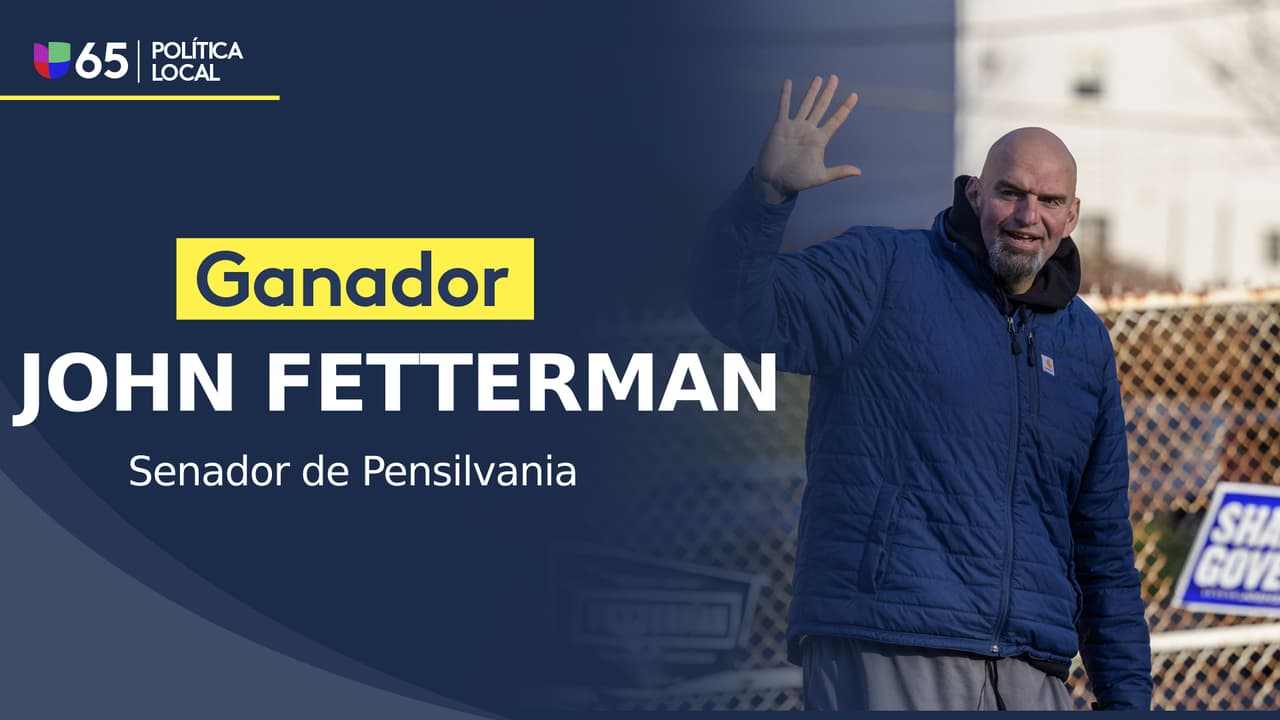 John Fetterman ganador proyectado en la contienda por el Senado de Pensilvania