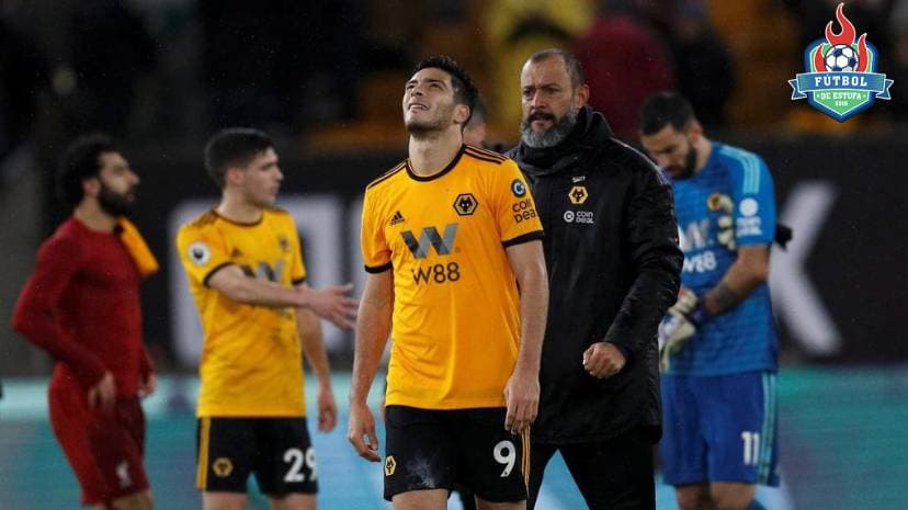 Nuno Espírito Santo y Raúl Jiménez.