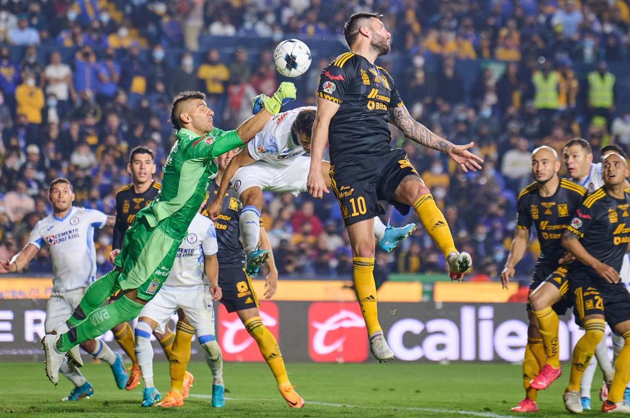 Tigres y Cruz Azul empataron 2-2 en la Jornada 8 del Grita México C22.