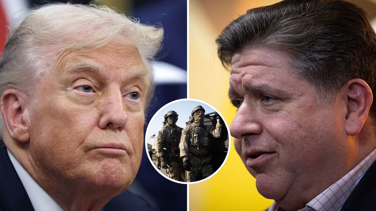 Tensión en Illinois: Trump amenaza a Pritzker con tomar control de la Guardia Nacional estatal