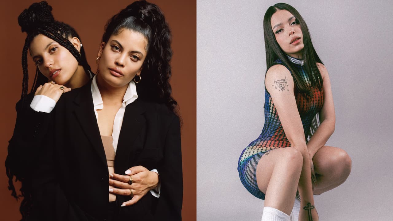 <b>Ibeyi</b>
<br>
<b>Ibeyi</b> es un proyecto de música electrónica fundado por las hermanas franco-cubanas, 
<b>Lisa-Kaindé</b> y 
<b>Naomi Díaz</b>, que colaboró con 
<b>Residente</b> en ‘This Is Not America’, videoclip nominado a 
<b>Video Con El Mensaje Más Poderoso</b>.
<br>
<br>
<b>Ingratax</b>
<br>
<b>Ingrid Fernanda Enríquez Guillén </b>conocida como 
<b>Ingratax</b> es una de las nuevas caras mexicanas de la música y eso le permitió obtener su primera candidatura en Premios Juventud en 
<b>La Nueva Generación – Femenina</b>.