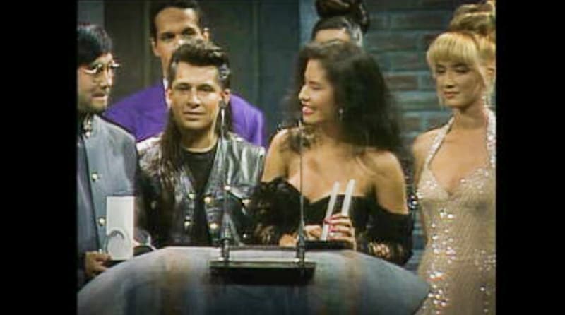 La reina indiscutible de la cuarta entrega de Premio Lo Nuestro fue Selena. En compañía de su grupo, Los Dinos, subió al escenario en tres ocasiones a recibir los premios a Canción Regional ('Como la flor') y Álbum Regional del Año ('Entré a mi mundo'). Y una vez más en solitario por el premio a Artista Femenina Regional del Año.