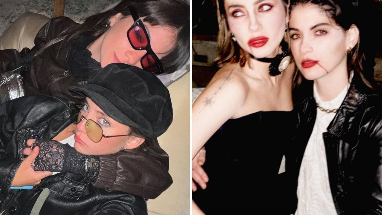 Camila Araiza y su novia Paulina.