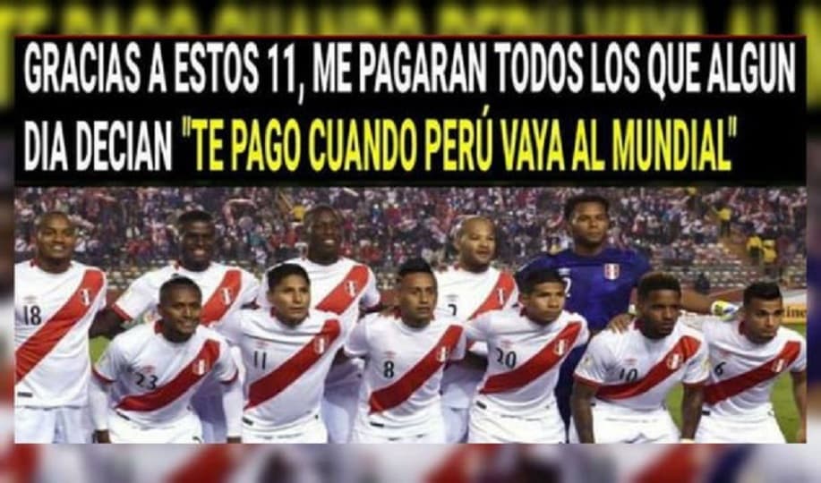 Mucha fiesta y mucha celebración. Perú regresa a la Copa del Mundo y los memes no esconden la felicidad de la hazaña.