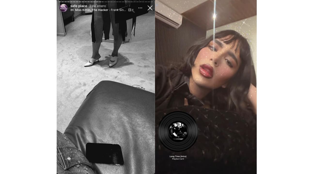 Así se dejó ver el hermano de Nodal en Instagram.