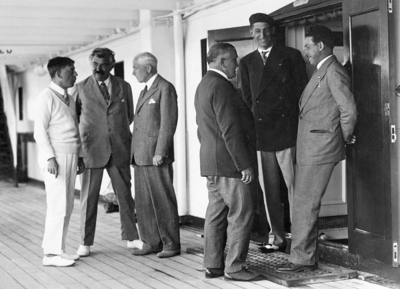 La influencia de Rimet (tercero de izquierda a derecha) fue muy grande gracias a que su mandato como presidente, durante 33 años, ha sido el más longevo de la historia. Él fue el cerebro que pensó cómo se estructuraría el Mundial.