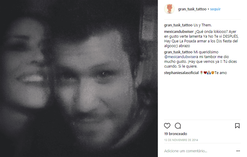 En noviembre de ese mismo año, Luis compartió esta instantánea en la que Stephanie comentó: "Te amo".