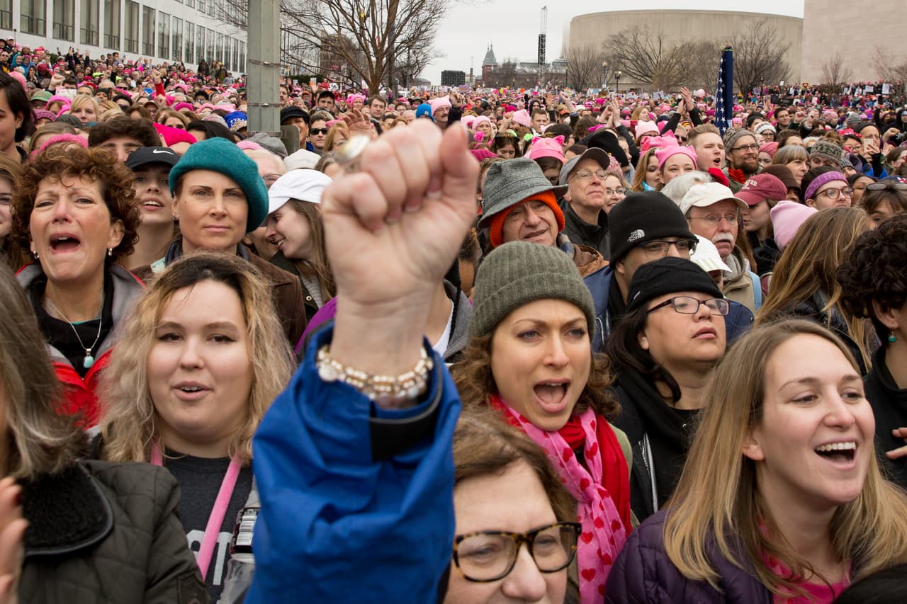 Las marchas de las mujeres: un gran movimiento de resistencia frente a Trump
