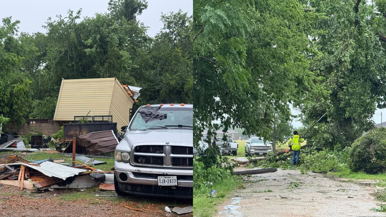 "Ya no tienes casa. Quedó destruida": Posible tornado destruye viviendas del condado de Wharton, en Houston