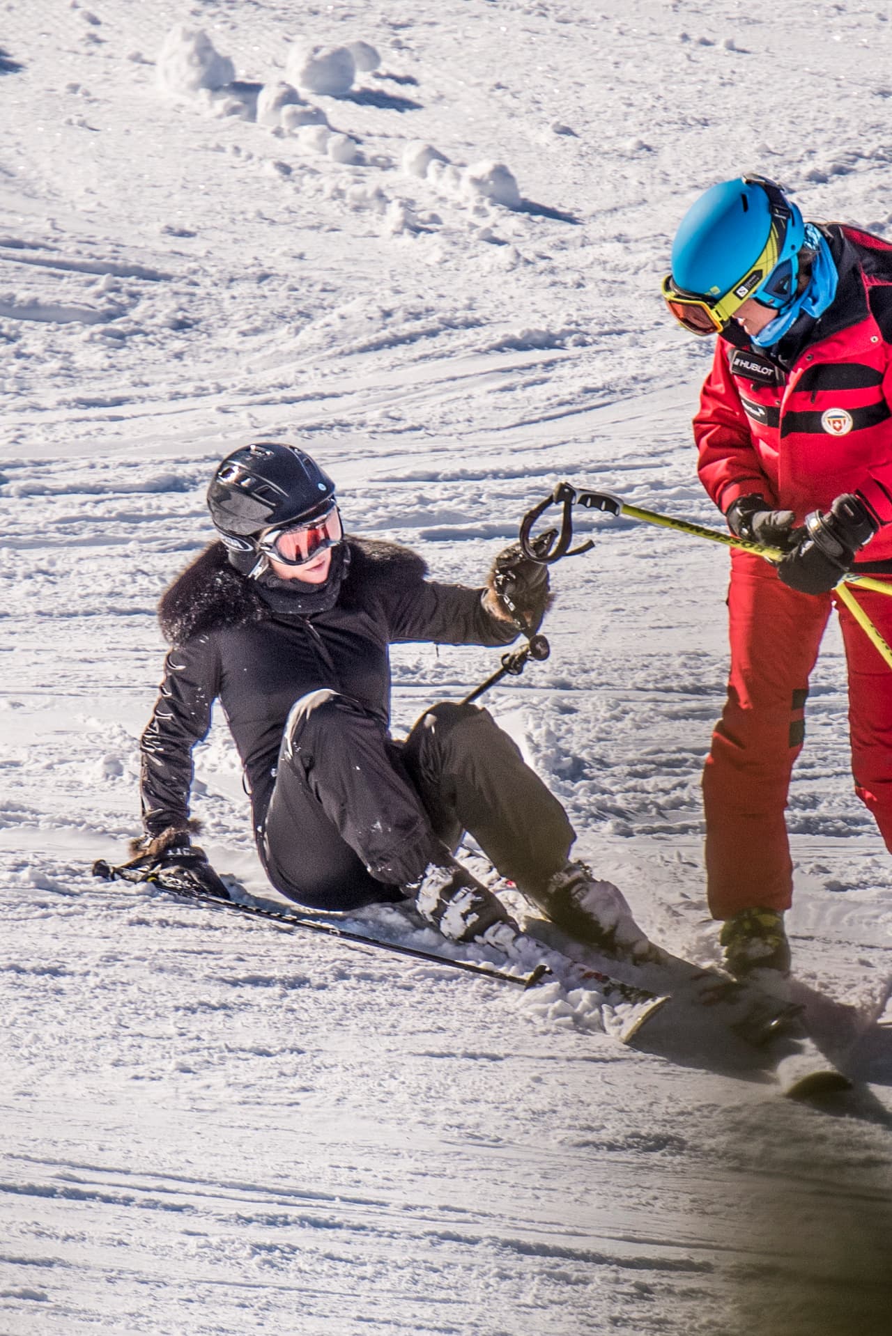 Aunque la caída no fue aparatosa, su lesión es de cuidado.