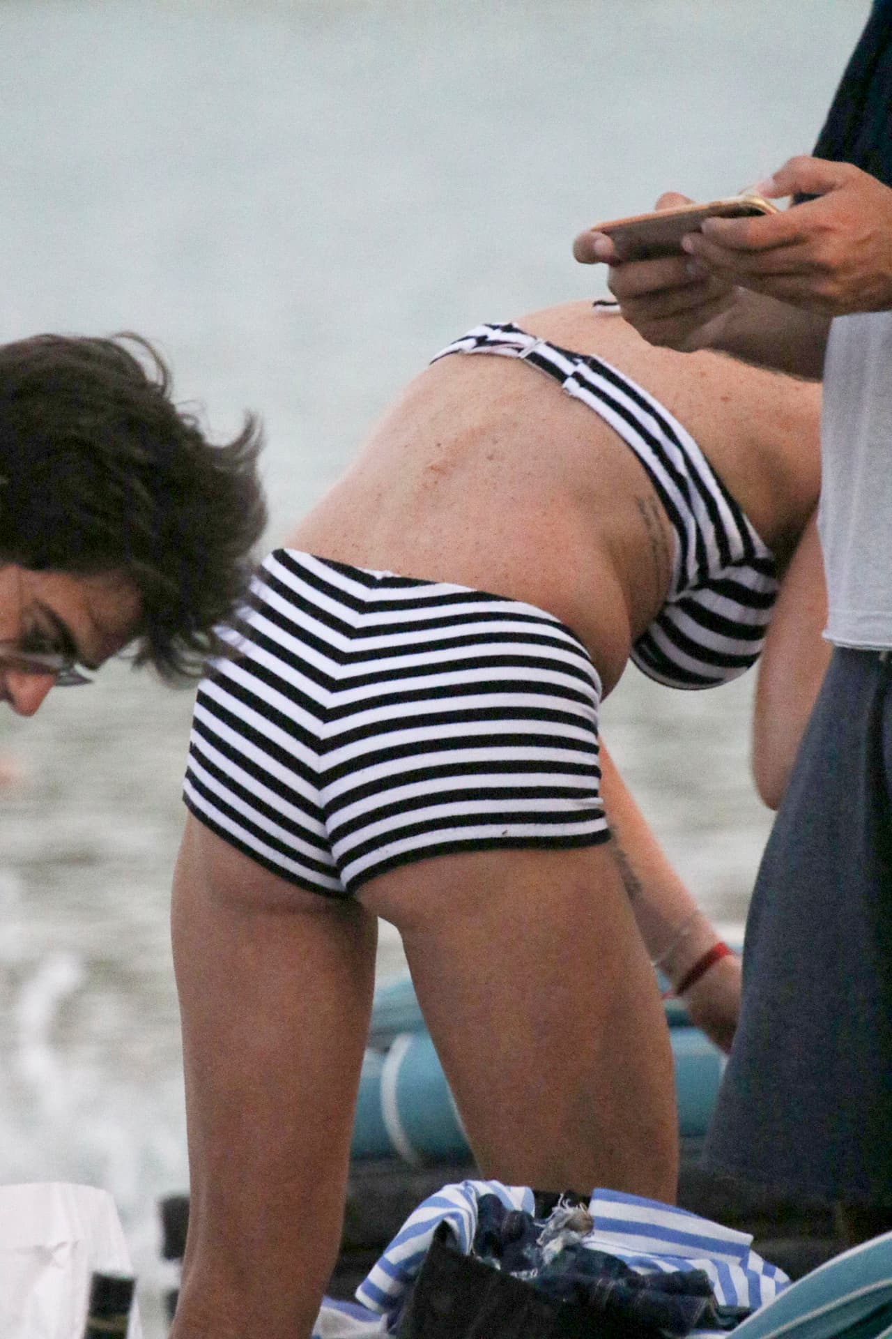 Pudimos apreciar la figura de la actriz.