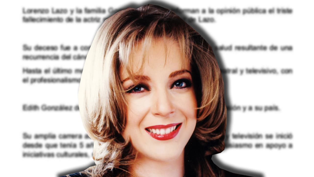 "Edith González dejó un legado de amor": viudo de la actriz y familia se expresan ante su dolorosa pérdida