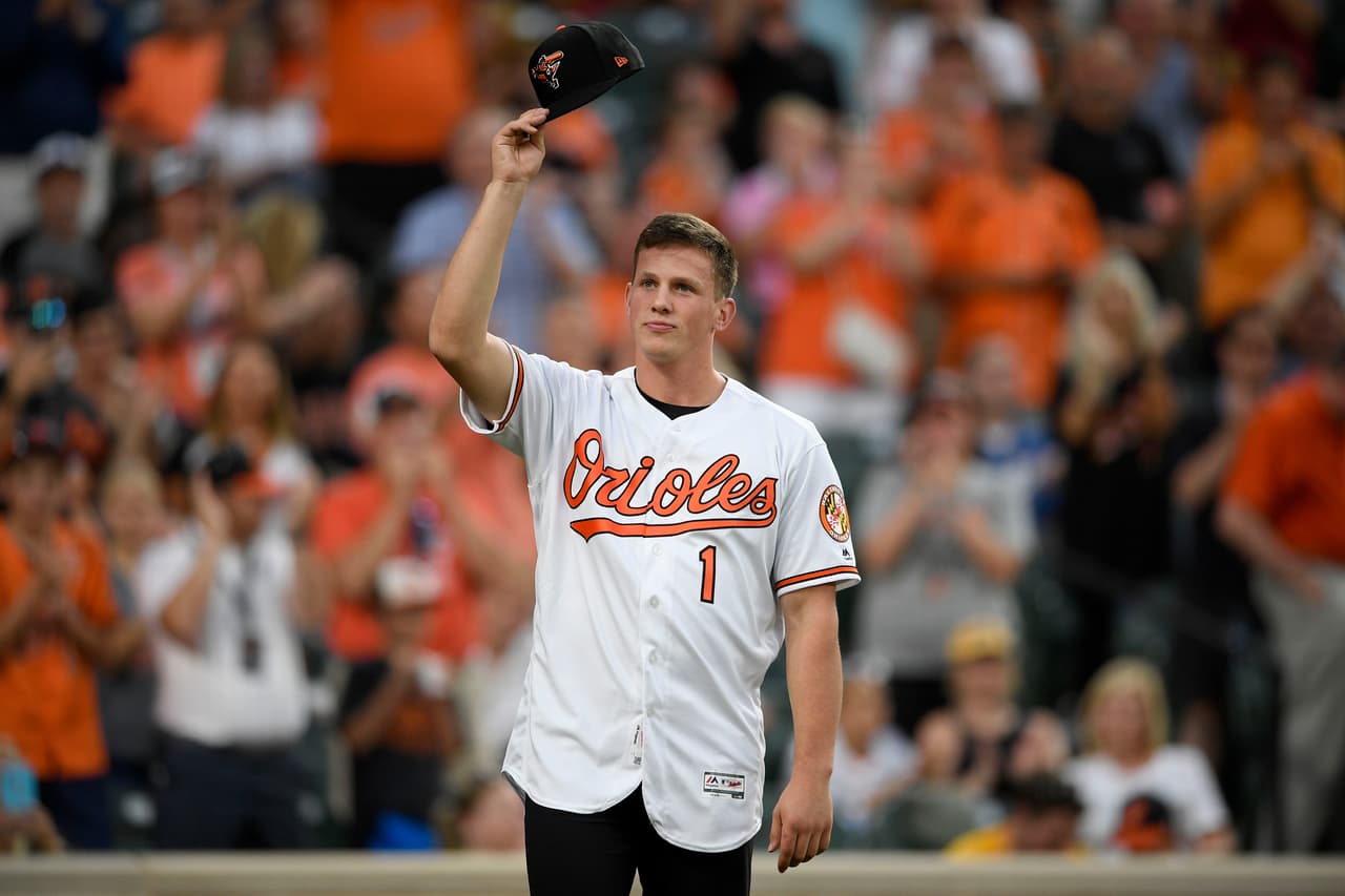 Catching: Adley Rutschman, Baltimore Orioles.