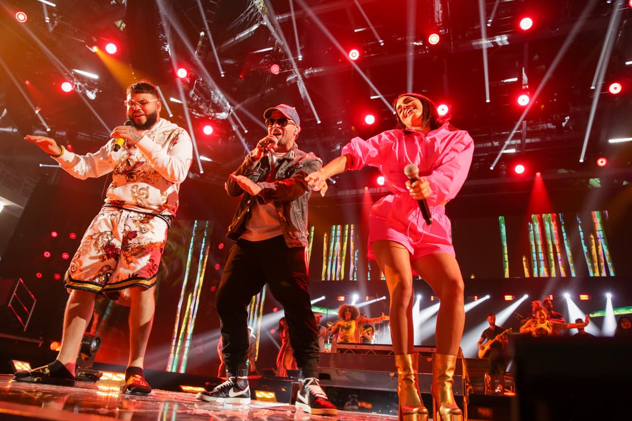 La química de estos tres es fenomenal. Cada uno disfrutó el ensayo como si de la gran noche se tratara.