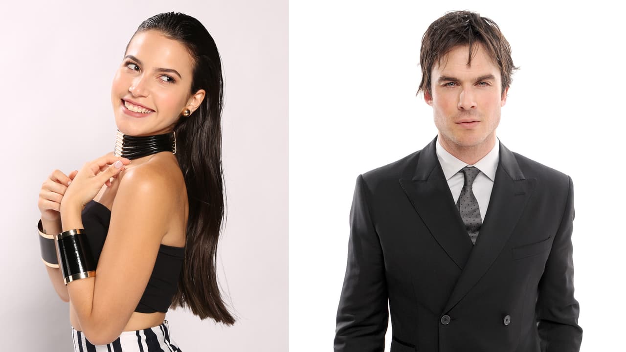 Zhamira con Ian Somerhalder.