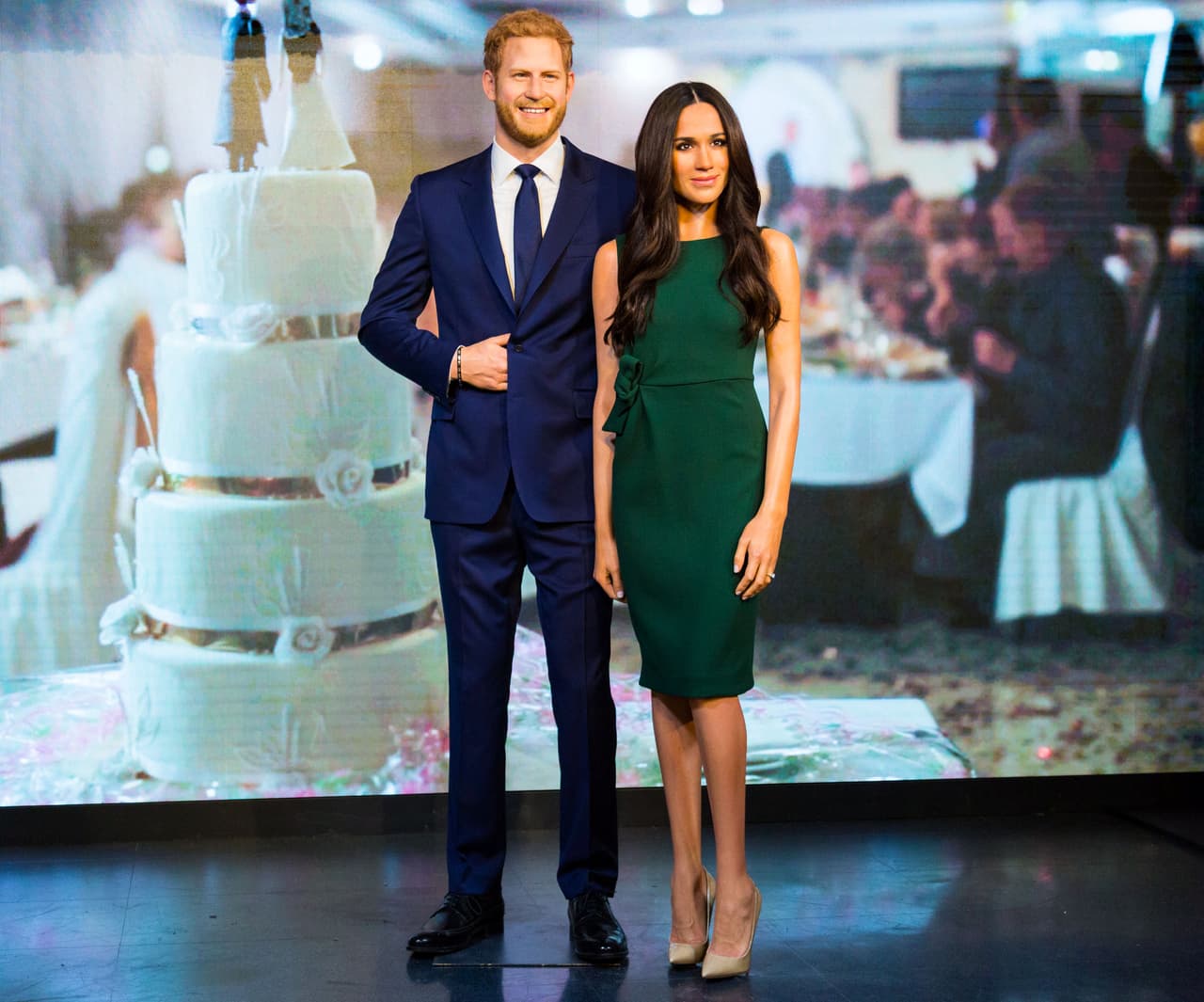 Una de las noticias que Thomas Markle se habrá encontrado en Internet es el estreno de las figuras de cera del príncipe Harry y de Meghan Markle.