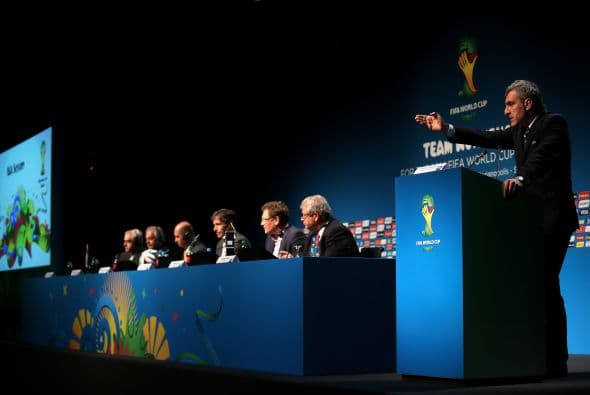 64 son el número de partidos totales que se disputarán en la Copa del Mundo Brasil 2014.