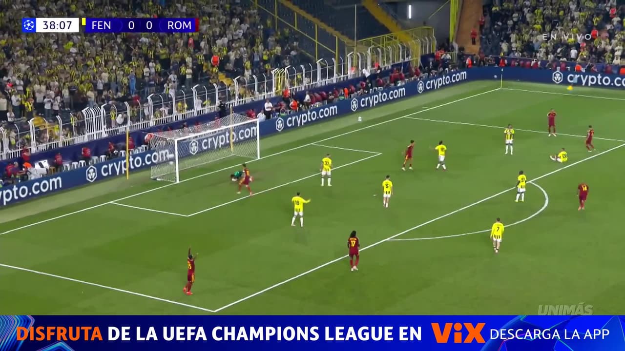 ¡Golazo de la Roma! Cristante rompe el cero en Turquía