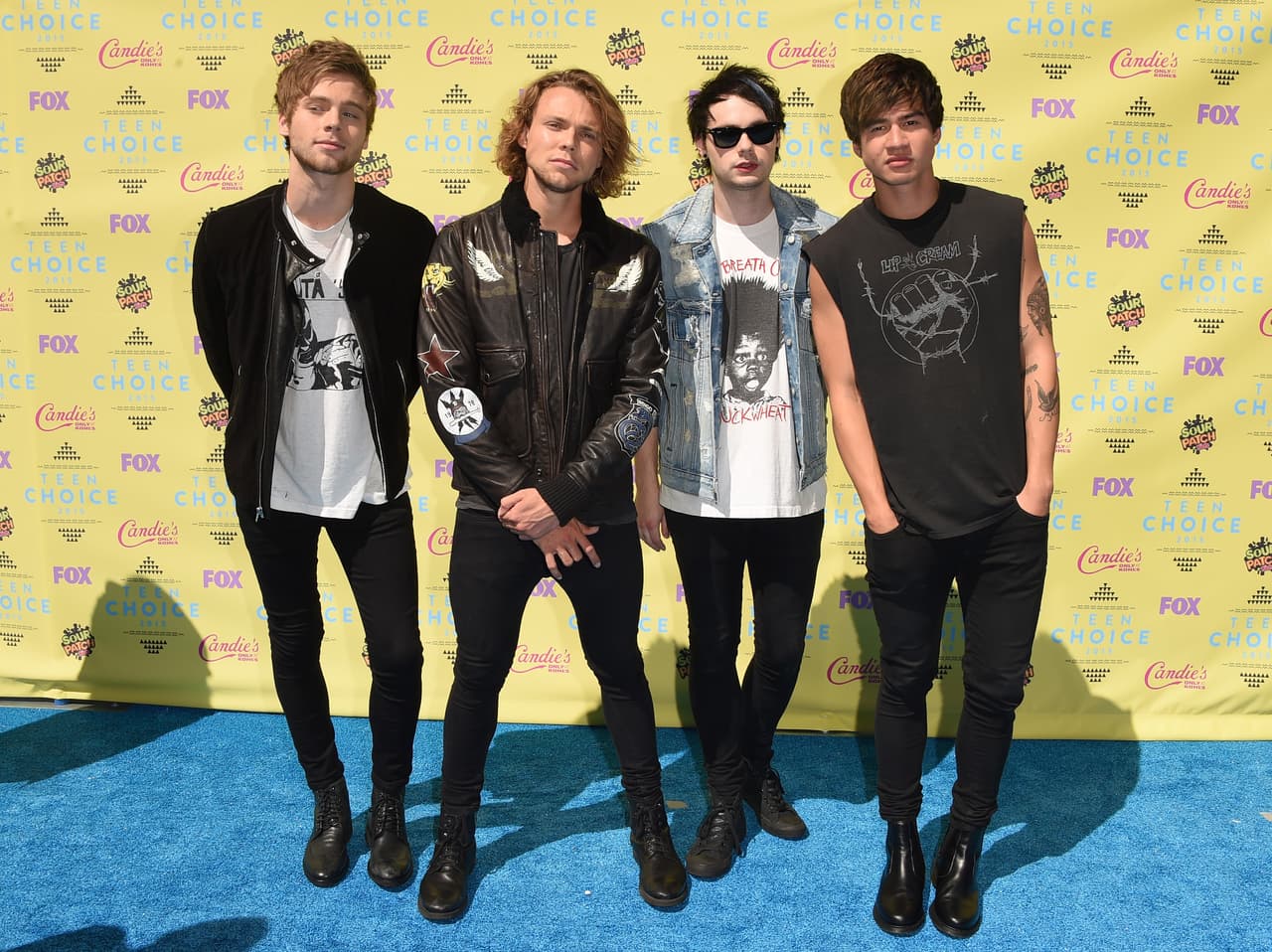 Estos jóvenes ídolos acapararon todas las miradas y eso los puso súper felices.