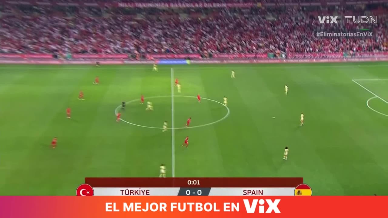 Horario y dónde ver Turquía vs. España eliminatorio rumbo a la Copa del Mundo