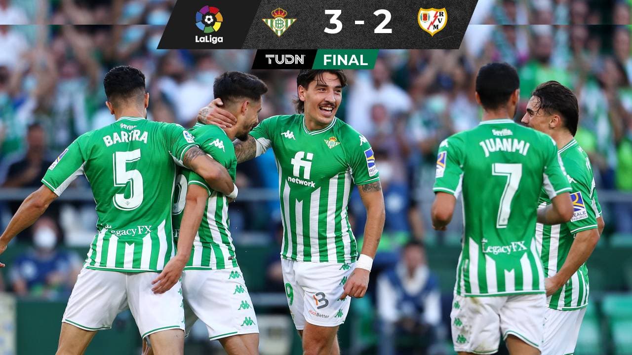 El Real Betis de Guardado y Lainez consigue una victoria que les significa estar en puestos de Champions League