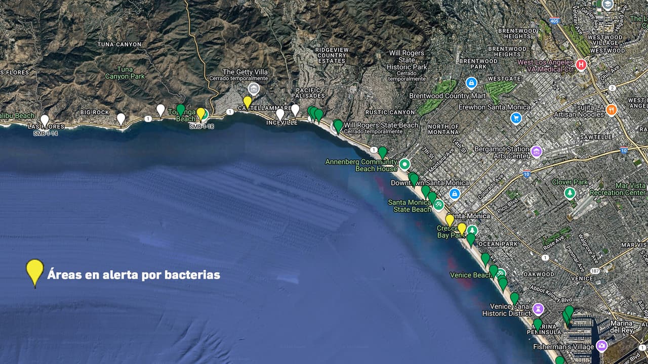 Estas son las playas en alerta por peligrosa presencia de bacterias