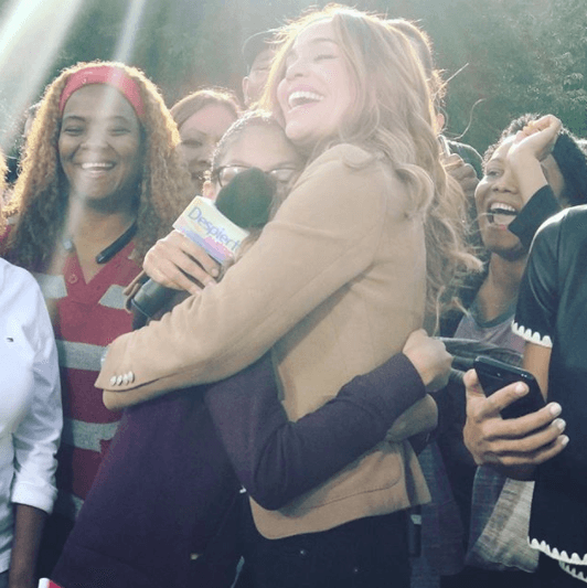 Para Karla no hay satisfacción más grande que repartir amor por todas partes.