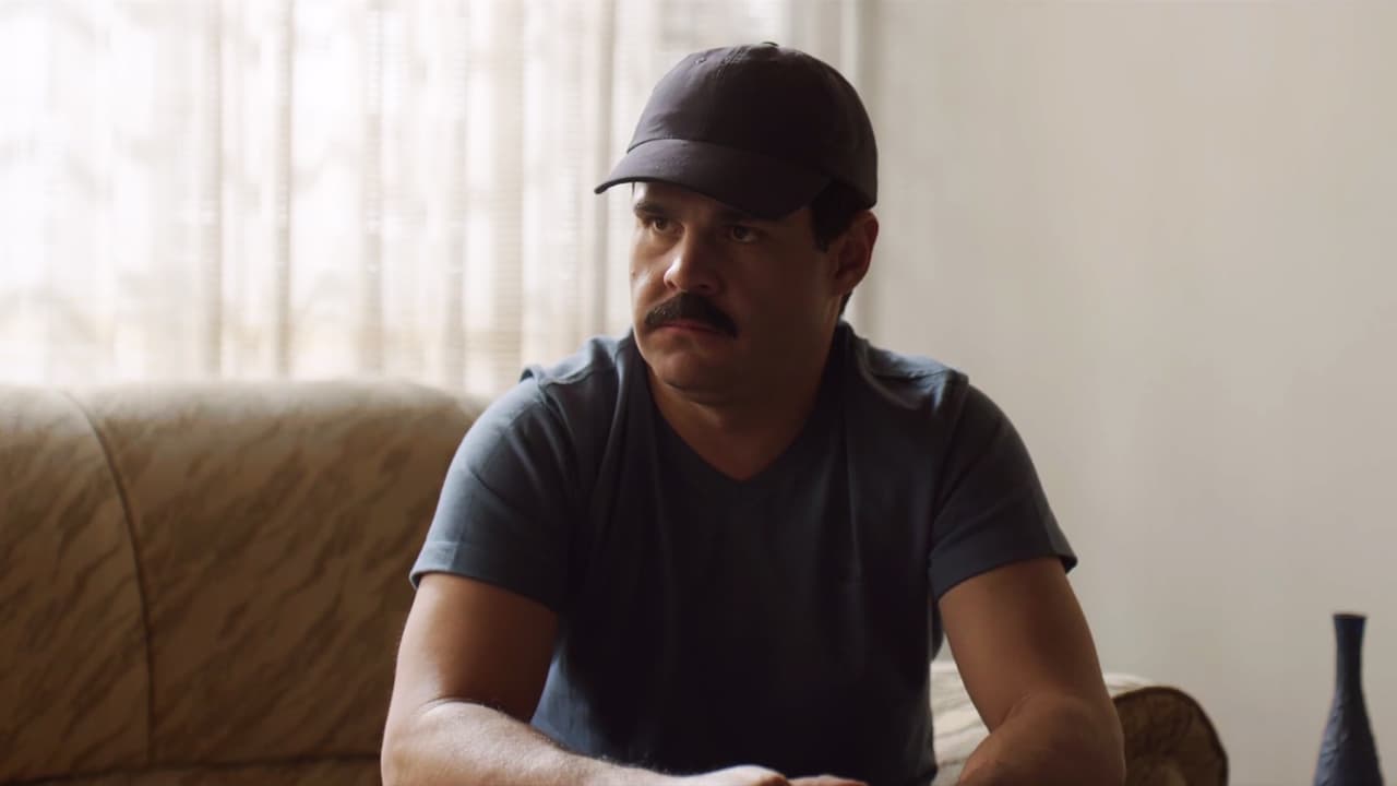 ‘El Chapo’ waited for the press conference to start on TV.