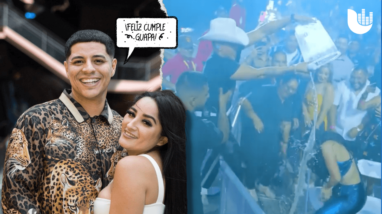 Eduin Caz derramó bebidas sobre su esposa durante un concierto de Grupo Firme