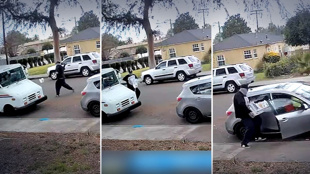 Policía anda tras el ladrón 'amante' de las cartas que vandalizó un camión del correo en Pomona 