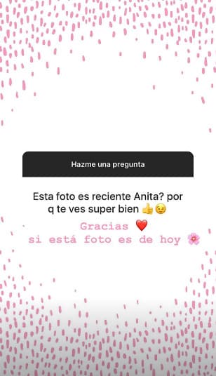 La conductora respondió a preguntas de sus seguidores en Instagram.