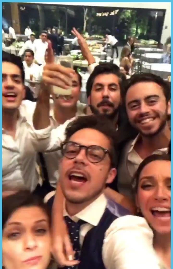 El novio compartió un video con su esposa a la que llama mi verdadero amor.