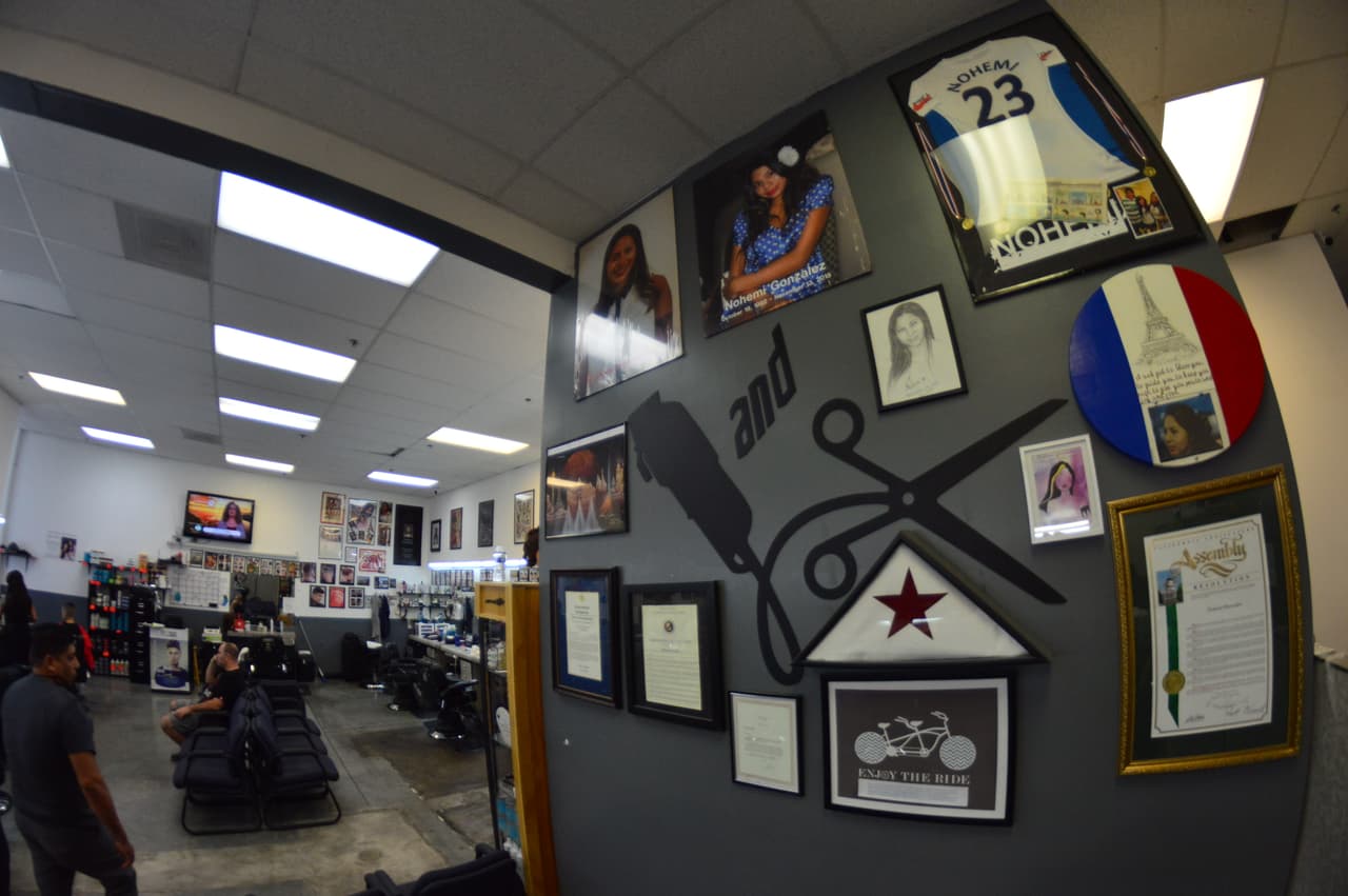 La peluquería se ha convertido en un templo de Nohemí para su madre.