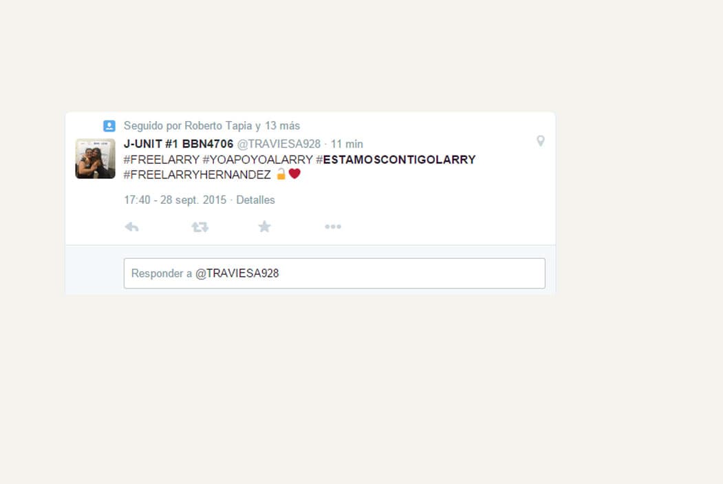 Muchos son los mensajes de apoyo hacia él.