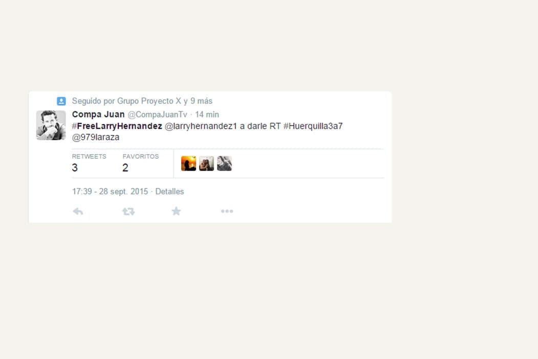 Las redes sociales se han llenado de varios mensajes para apoyar al cantante y pedir por su libertad.