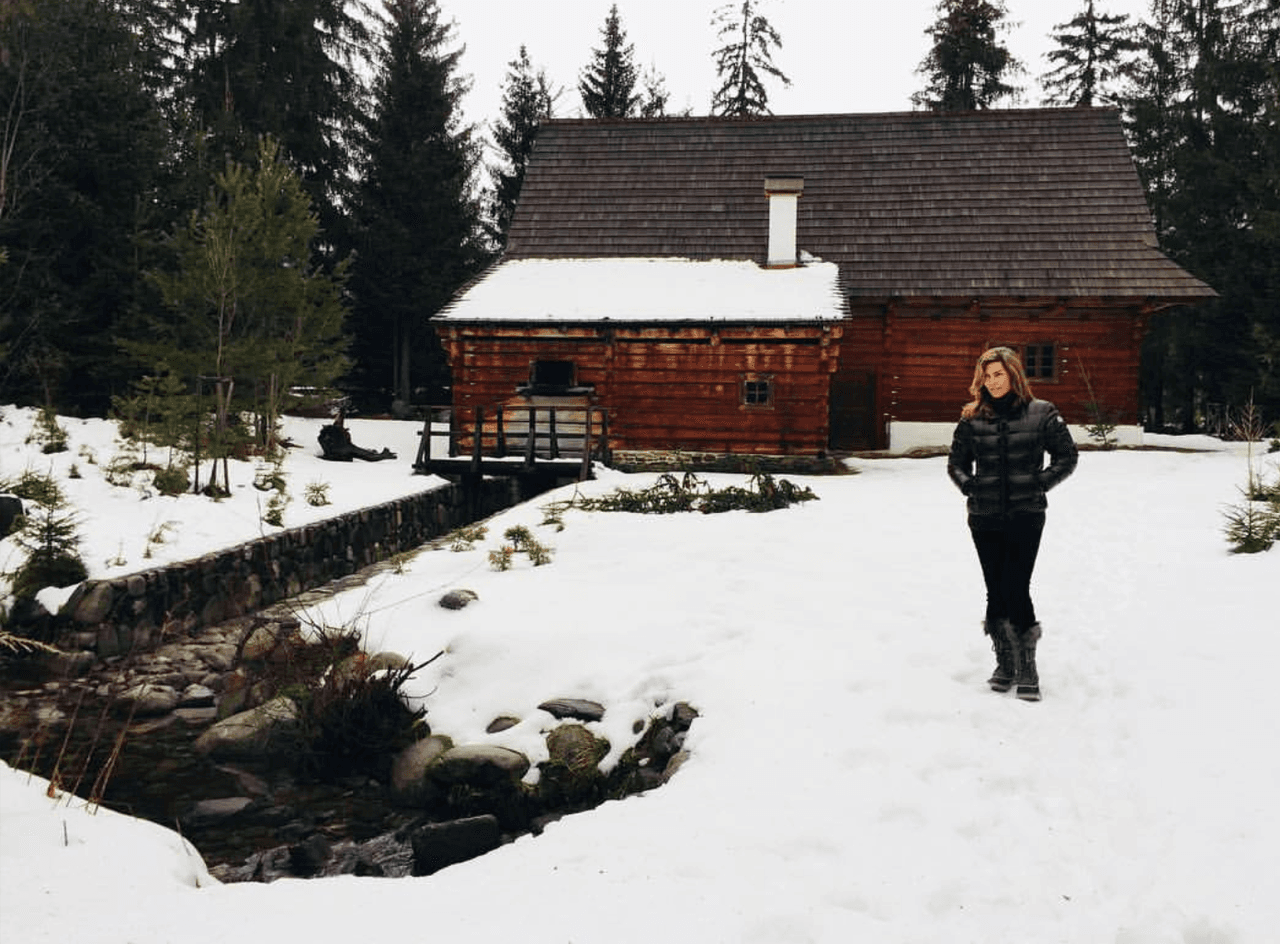 Con una típica postal de Eslovaquia es como Montserrat agradece todo lo vivido en este 2017, esperando que el siguiente año esté lleno de cosas positivas.