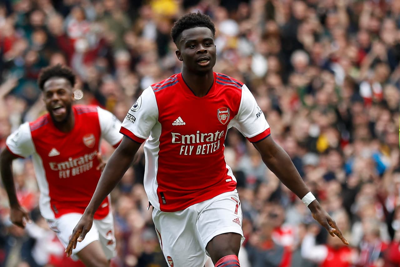 Arsenal venció 3-1 al Manchester United con goles de Nuno Tavares, Bukayo Saka y Granit Xhaka; Cristiano Ronaldo descontó en la Jornada 34.