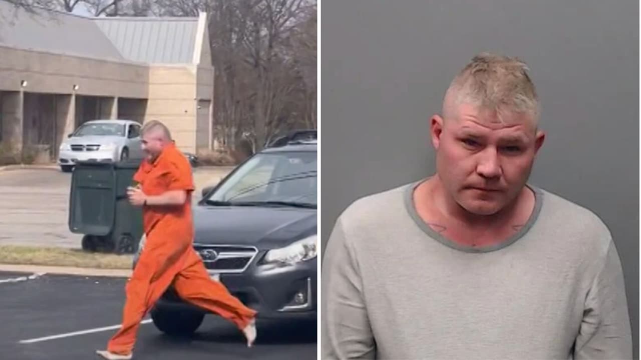 Timothy Chappelle huyó esposado del auto donde era trasladado a otra prisión en Tyler, Texas.