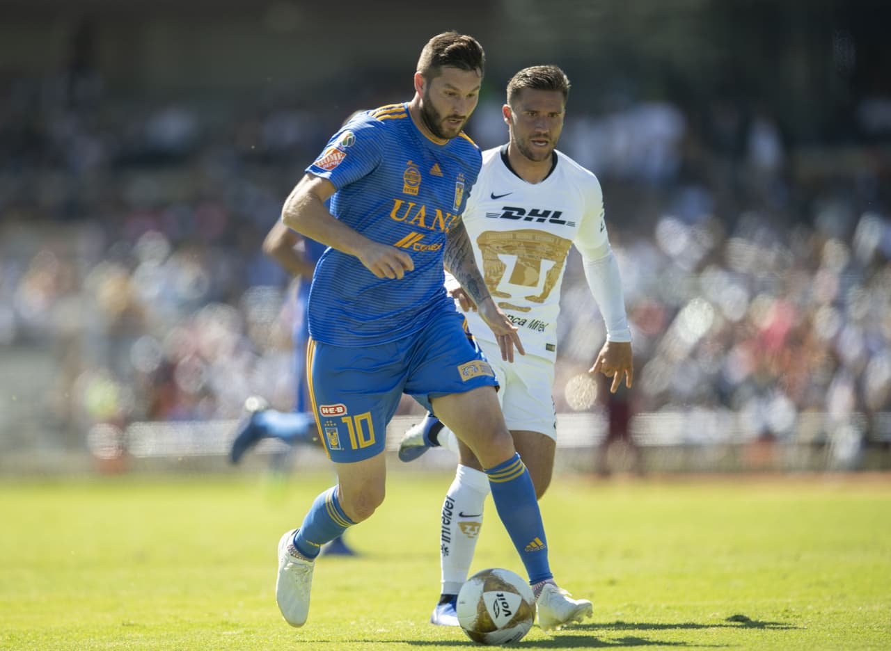 Andre-Pierre Gignac fue de nuevo el gran líder de Tigres en la ofensiva, un hombre que mueve los hilos.