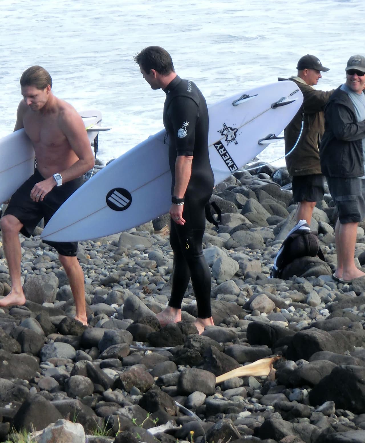 El actor de 'Thor' se la pasa bien en sus vacaciones de fin de año.