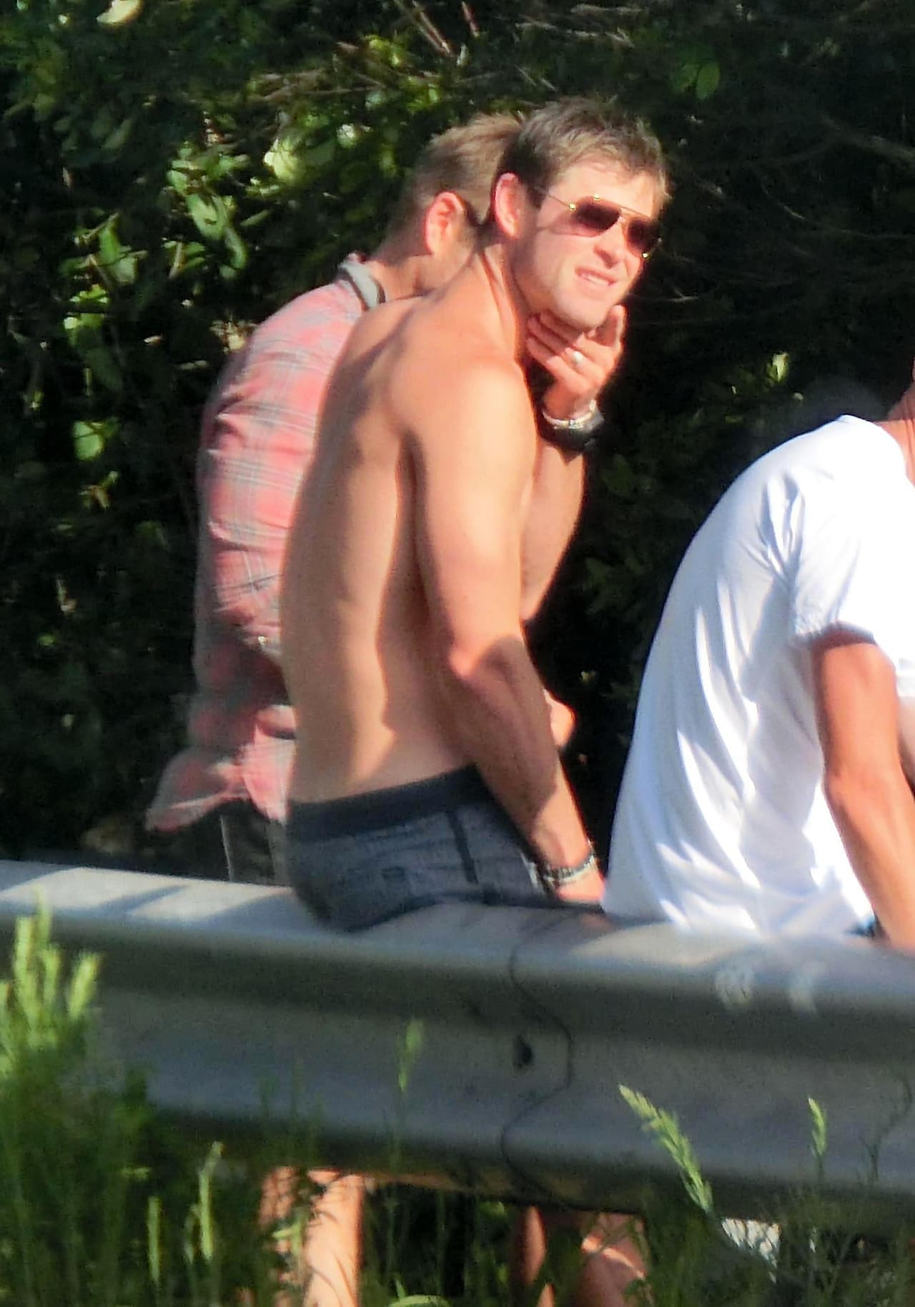 Y ese traje de baño estaba peligrosamente bajo.