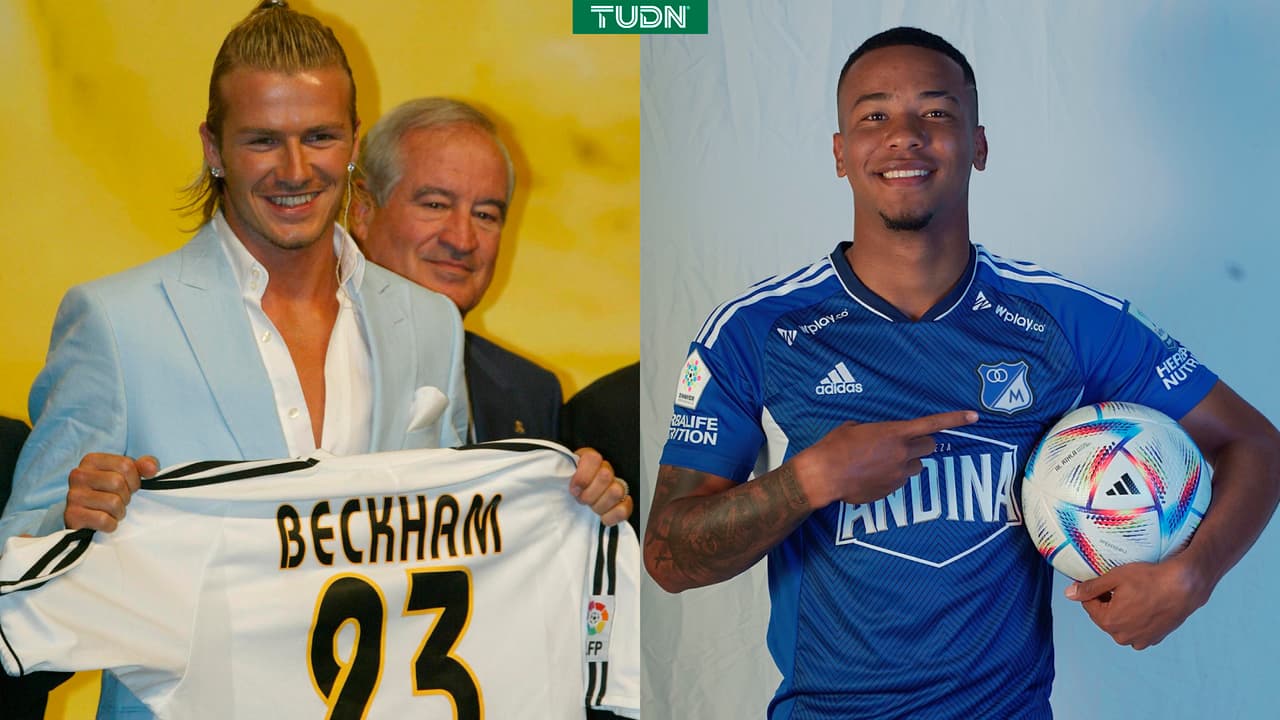 Beckham David, la joya colombiana que homenajea al histórico del Real Madrid