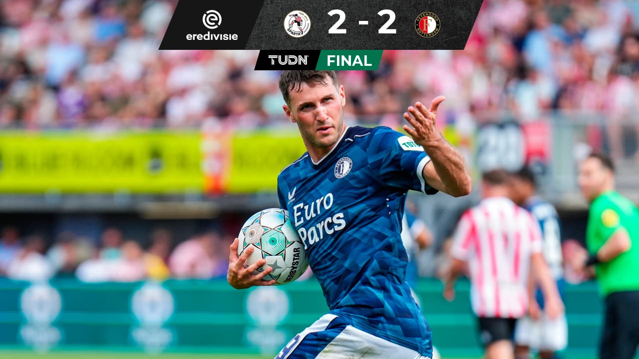 ¡Primero de la temporada! Gol de Santi Giménez en derbi de Rotterdam